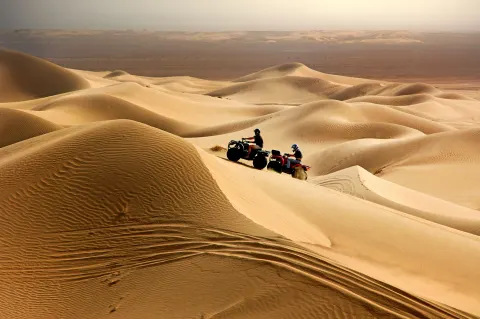 1 Hour Quad Biking at Dubai Red Dunes with Hotel Transfer